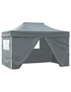 Tenda Party Antracite 280 x 410 x 315 cm Tessuto Oxford 2