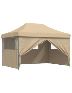 Tenda Party Beige 279 x 410 x 315 cm Tessuto Oxford 2