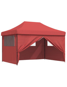 Tenda Party Borgogna 279 x 410 x 315 cm Tessuto Oxford 2