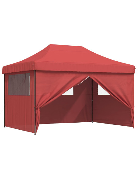 Tenda Party Borgogna 279 x 410 x 315 cm Tessuto Oxford