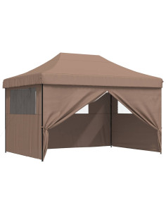 Tenda Party Marrone 279 x 410 x 315 cm Tessuto Oxford 2