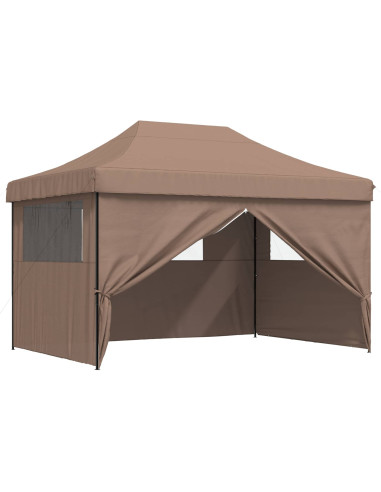 Tenda Party Marrone 279 x 410 x 315 cm Tessuto Oxford