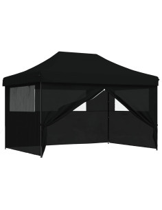 Tenda Party Nero 279 x 410 x 315 cm Tessuto Oxford 2