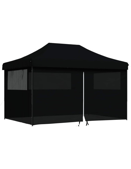 Tenda Party Nero 292 x 440 x 315 cm Tessuto Oxford