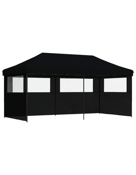 Tenda Party Nero 292 x 580 x 315 cm Tessuto Oxford