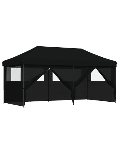 Tenda Party Nero 292 x 580 x 315 cm Tessuto Oxford