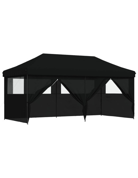 Tenda Party Nero 292 x 580 x 315 cm Tessuto Oxford