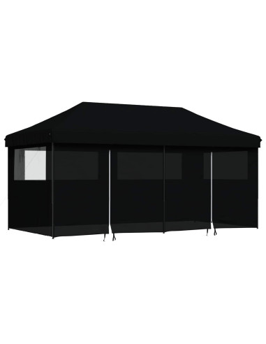 Tenda Party Nero 292 x 580 x 315 cm Tessuto Oxford
