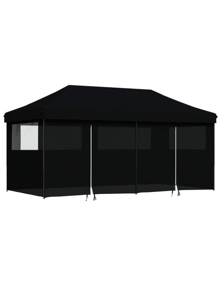 Tenda Party Nero 292 x 580 x 315 cm Tessuto Oxford