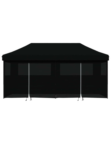 Tenda Party Nero 292 x 580 x 315 cm Tessuto Oxford
