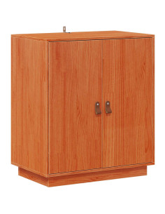 Credenza Marrone Cera 65,5 x 40 x 75 cm Legno di pino massiccio 2