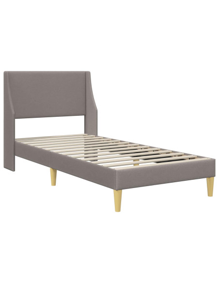 Struttura del letto con testiera Talpa 90 x 190 cm Tessuto