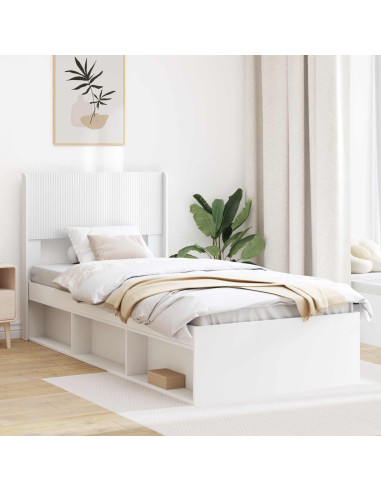 Testiera Letto Bianco Legno ingegnerizzato