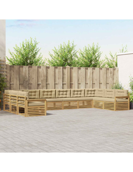 Set divani Legno di Acacia Massello