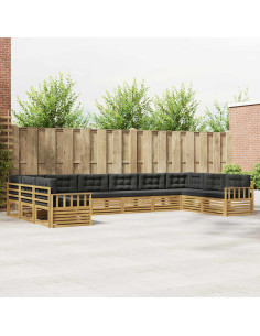 Set divani Legno di Acacia Massello