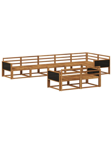 Set di divani da esterno 8 pcs Naturale