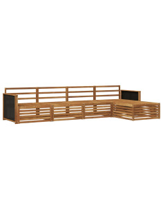 Set di divani da esterno 5 pcs Naturale