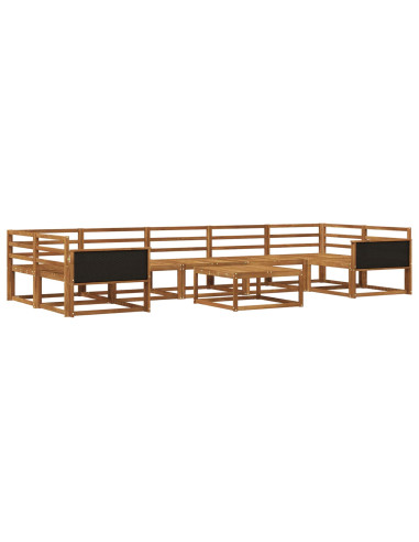 Set di divani da esterno 8 pcs Naturale
