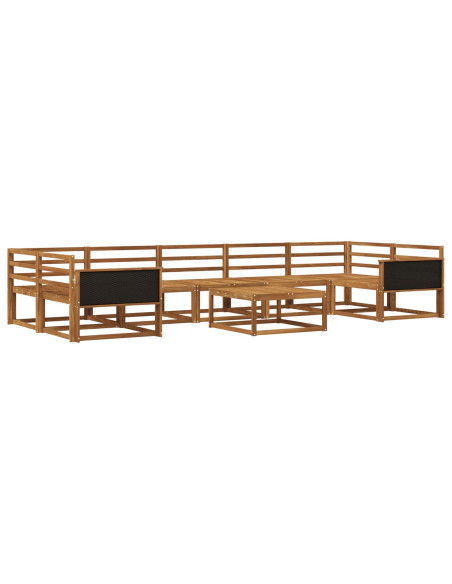 Set di divani da esterno 8 pcs Naturale