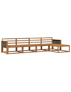Set di divani da esterno 5 pcs Naturale