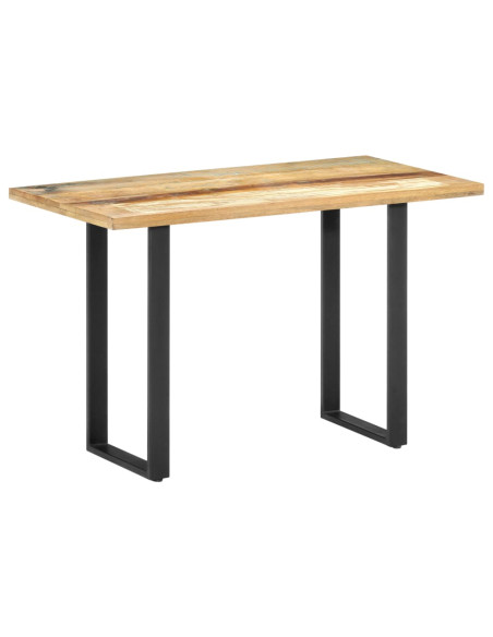 Tavolo da Pranzo 120x60x76 cm in Legno Massello di Recupero