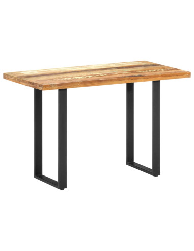 Tavolo da Pranzo 120x60x76 cm in Legno Massello di Recupero