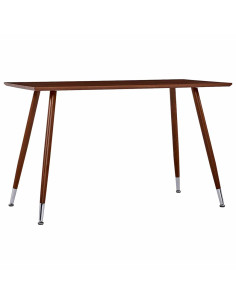 Tavolo da Pranzo Marrone 120x60x74 cm in MDF 2