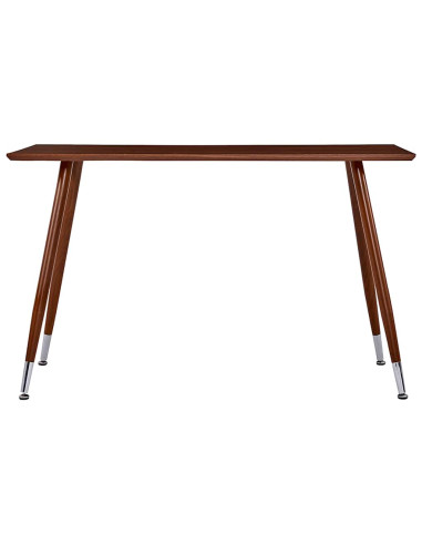 Tavolo da Pranzo Marrone 120x60x74 cm in MDF