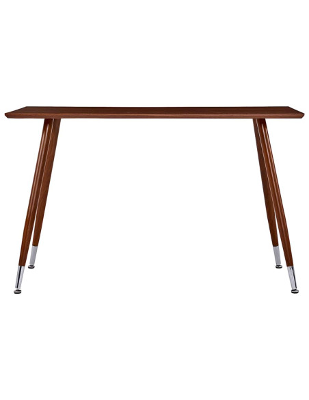Tavolo da Pranzo Marrone 120x60x74 cm in MDF