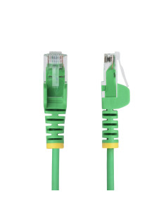 StarTech.com Cavo Ethernet CAT6 Verde da 1,5m Patch UTP con Plug RJ45 Antigroviglio e Rilievi di Trazione, Cavo Lan Slim in Rame 2