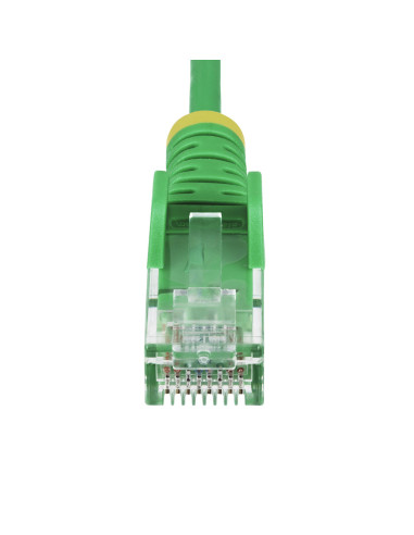 StarTech.com Cavo Ethernet CAT6 Verde da 1,5m Patch UTP con Plug RJ45 Antigroviglio e Rilievi di Trazione, Cavo Lan Slim in Rame