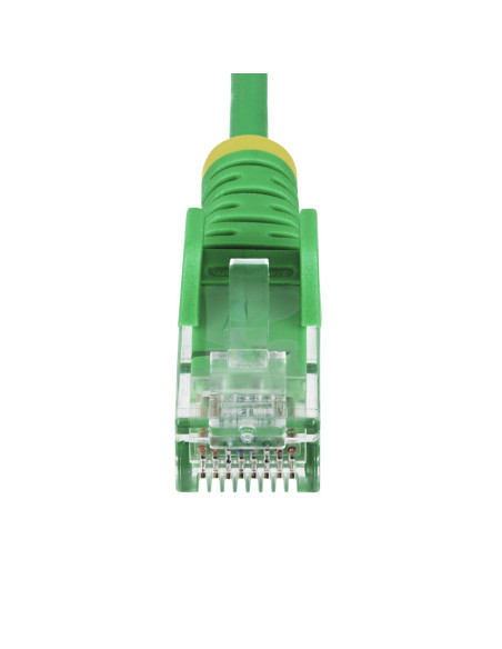 StarTech.com Cavo Ethernet CAT6 Verde da 1,5m Patch UTP con Plug RJ45 Antigroviglio e Rilievi di Trazione, Cavo Lan Slim in Rame