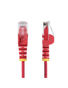 StarTech.com Cavo Ethernet CAT6 Rosso da 1m Patch UTP con Plug RJ45 Antigroviglio e Rilievi di Trazione, Cavo Lan Slim in Rame P 2