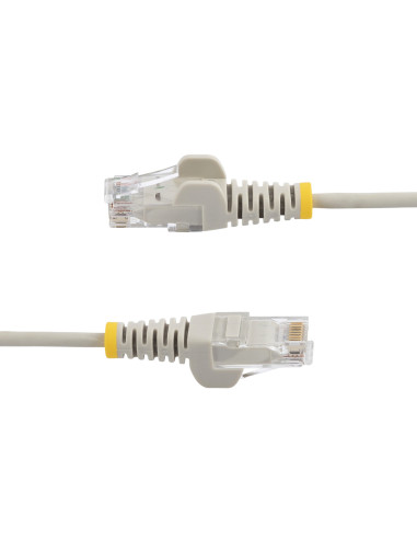 StarTech.com Cavo Ethernet CAT6 Verde da 15m Patch UTP con Plug RJ45 Antigroviglio e Rilievi di Trazione, Cavo Lan Slim in Rame 