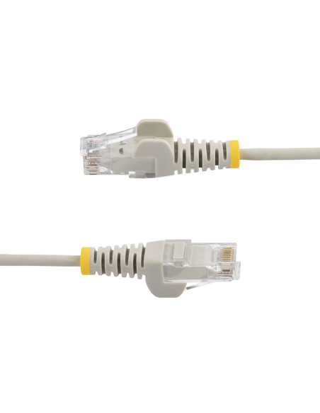 StarTech.com Cavo Ethernet CAT6 Verde da 15m Patch UTP con Plug RJ45 Antigroviglio e Rilievi di Trazione, Cavo Lan Slim in Rame 