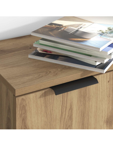 Credenza 3 pcs Rovere artigianale Legno multistrato