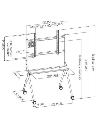 T1011 B DISPLAY TROLLEY