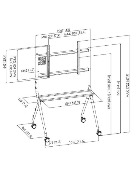 T1011 B DISPLAY TROLLEY