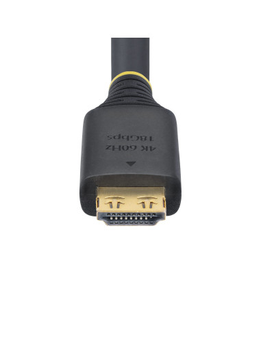 StarTech.com Cavo HDMI ad alta velocità da 7 m con connettori a presa salda, 4K 60 Hz/1440p 144 Hz, HDR10/HDCP 2.2/ARC, 18 Gbps