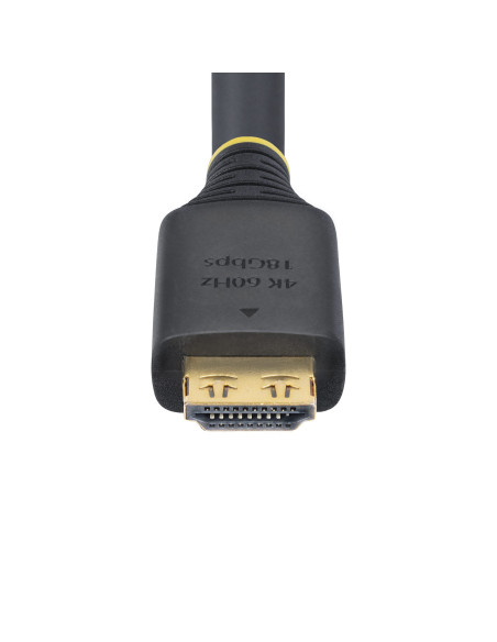 StarTech.com Cavo HDMI ad alta velocità da 7 m con connettori a presa salda, 4K 60 Hz/1440p 144 Hz, HDR10/HDCP 2.2/ARC, 18 Gbps