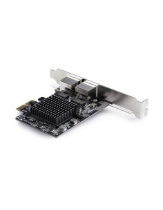 StarTech.com Scheda di Rete PCIe Gigabit a 2 Porte 5G, Interfaccia LAN PCI Express 5G/2,5G/1G/100M/10M, Realtek RTL8126, NIC Mul 2