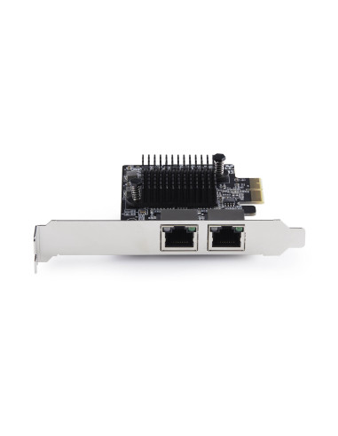 StarTech.com Scheda di Rete PCIe Gigabit a 2 Porte 5G, Interfaccia LAN PCI Express 5G/2,5G/1G/100M/10M, Realtek RTL8126, NIC Mul