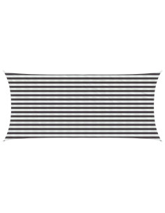 Telo Ombra Antracite e Bianco 2 x 4,5 m HDPE