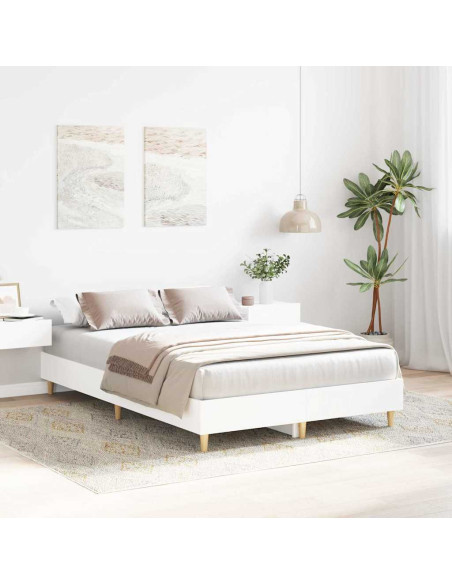 Struttura del letto Bianco 137 x 190 cm Legno multistrato