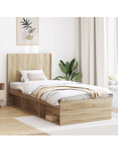 Struttura del letto con stoccaggio e testata 3 pcs