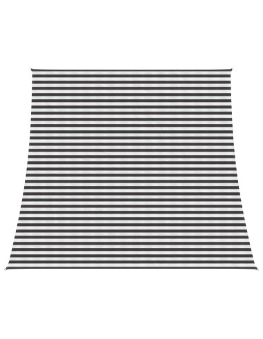 Telo Ombra Antracite e Bianco 4 / 5 x 4 m HDPE