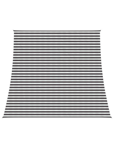 Telo Ombra Antracite e Bianco 4 / 5 x 4 m HDPE