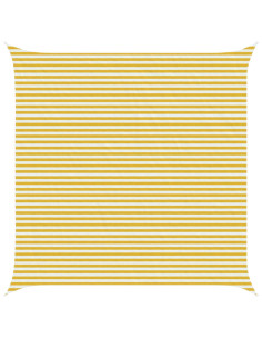 Telo Ombra Giallo e Bianco 5 x 5 m HDPE