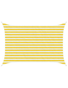 Telo Ombra Giallo e Bianco 2 x 3,5 m HDPE