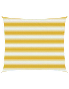 Telo Ombra Giallo e Bianco 6 x 7 m HDPE
